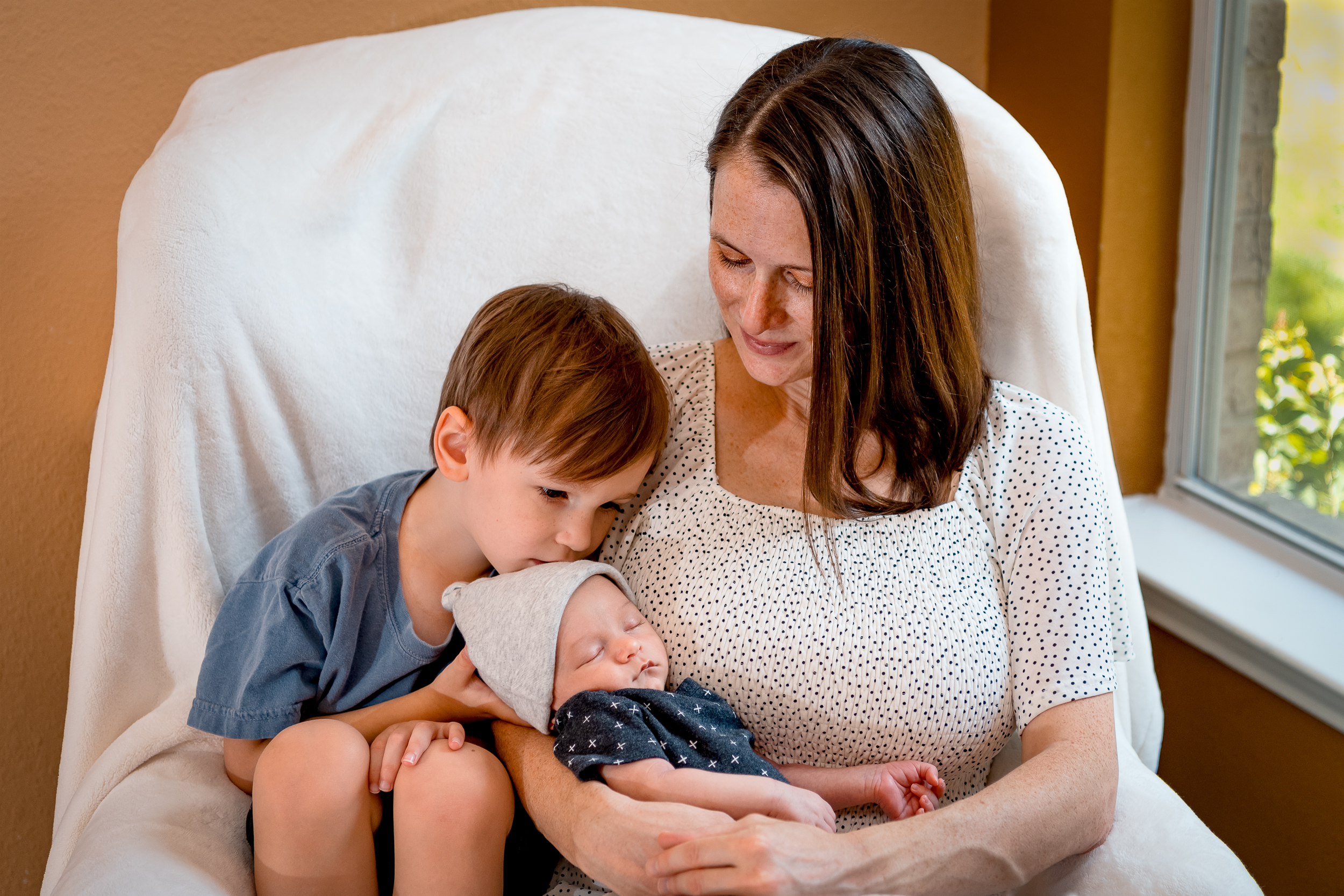 Peaceful Newborn Portrait