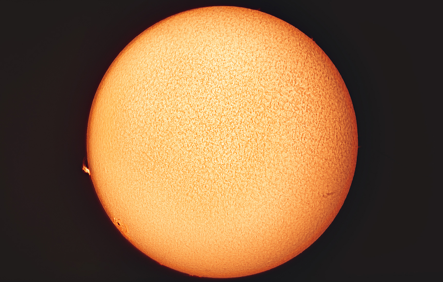 Sun with Flare Landscape